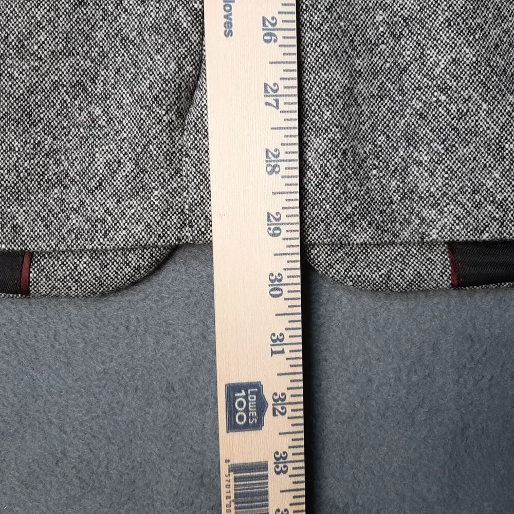 Paul Fredrick Sport Coat Mens 40R Gray Italy Salt and Pepper Blazer Suit Jacket